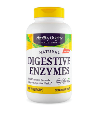 Healthy Origins Digestive Enzymes Broad Spectrum (Ферменты для пищеварения), 180 вег.капс. HOG-85736 фото