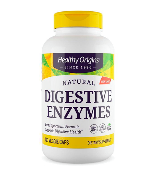 Healthy Origins Digestive Enzymes Broad Spectrum (Ферменты для пищеварения), 180 вег.капс. HOG-85736 фото