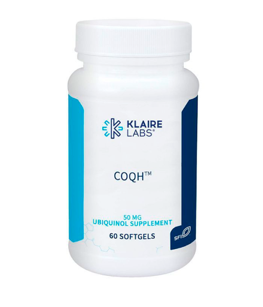 Klaire Labs Ubiquinol (Убихинол CoQH) 50 мг, 60 капс. KLL-00126 фото