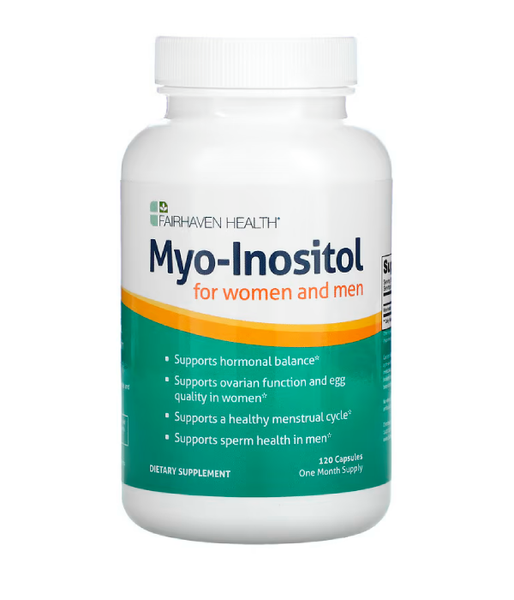 Fairhaven Health Myo-Inositol For Women and Men (Мио-инозитол), 120 капс. FHH-00075 фото