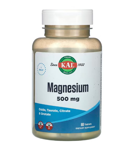 KAL Magnesium 500 мг, 60 таб. CAL-57320 фото