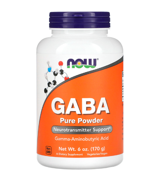 Now Foods GABA Pure POWDER (Гамма-аминомасляная кислота), 170 г NOW-00215 фото