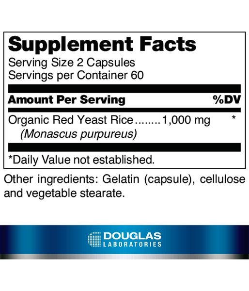 Douglas Laboratories Beni Koji Red Yeast Rice (Ферментированный красный дрожжевой рис), 120 капс. DOU-01209 фото