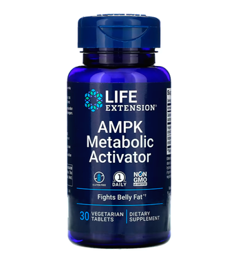 Life Extension AMPK Metabolic Activator (Активатор метаболизма AMPK), 30 вег.таб. LEX-22073 фото