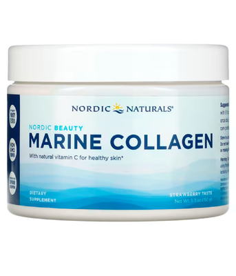 Nordic Naturals Marine Collagen (Морской коллаген) клубничный вкус, 150 г NOR-01664 фото