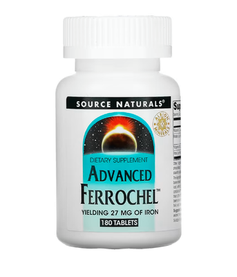 Source Naturals Advanced Ferrochel (Залізо), 180 таб. SNS-01456 фото