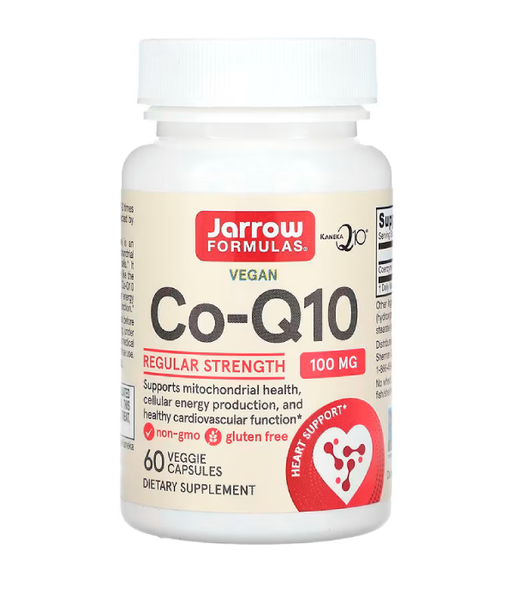 Jarrow Formulas Co-Q10 (Коензим Q10 Co-Q10) 100 мг, 60 вег.капс. JRW-06003 фото