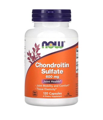 Now Foods CHONDROITIN SULFATE (Хондроитин сульфат) 600мг, 120 капс NOW-03226 фото