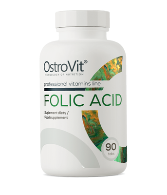 OstroVit Folic Acid (фолієва кислота), 90 таб. Ostrovit-70 фото