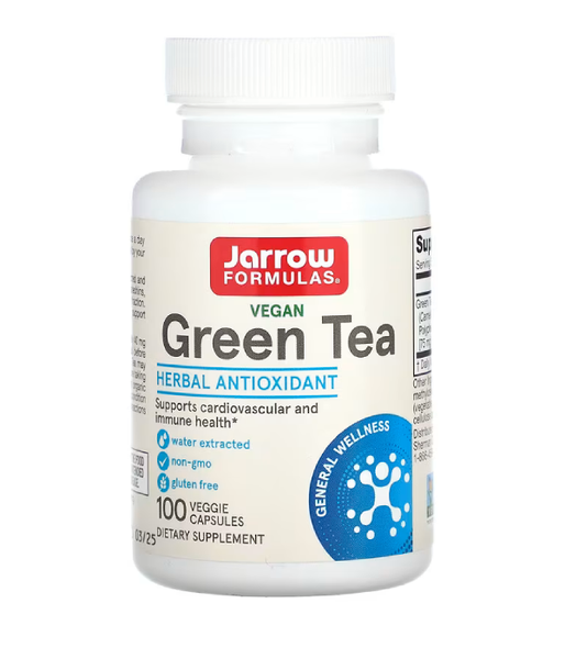 Jarrow Formulas Green Tea (экстракт зеленого чая) 500 мг, 100 вег.капс. JRW-17007 фото