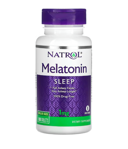 Natrol Melatonin (Мелатонин) 1 мг, 180 таб. NTL-00466 фото