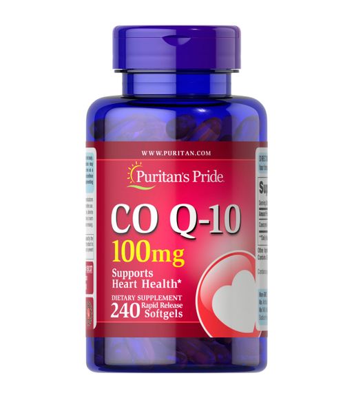 Puritan's Pride Q-SORB™ Co Q-10 (коэнзим Q-10) 100 mg, 240 капс. PTP-00013 фото