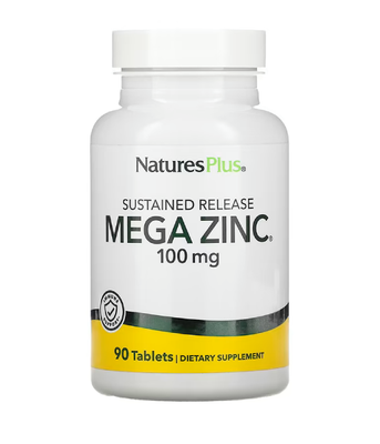 Nature's Plus Mega Zinc (Цинк) 100 мг, 90 таб. NAP-03660 фото