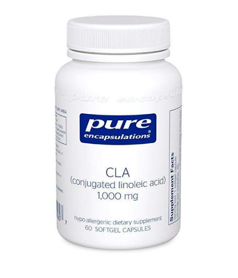 Pure Encapsulations CLA (Конъюгированная линолевая кислота) 1000 мг, 60 капс. PE-00560 фото