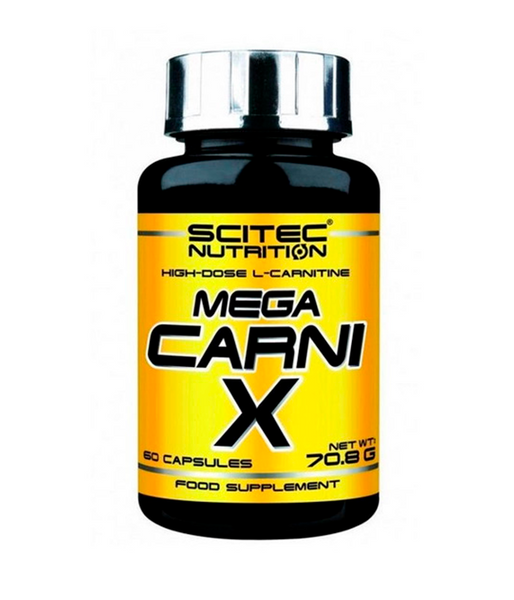 Scitec Nutrition Mega Carni 1000 Карнітин, 60 капс. Scitecnutrition-24 фото