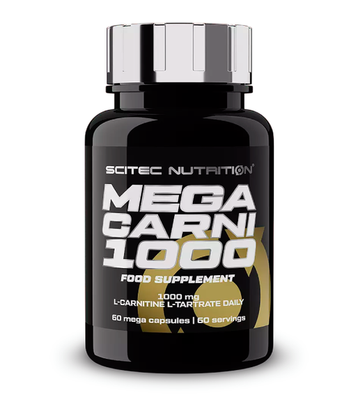 Scitec Nutrition Mega Carni 1000 Карнитин, 60 капс. Scitecnutrition-24 фото