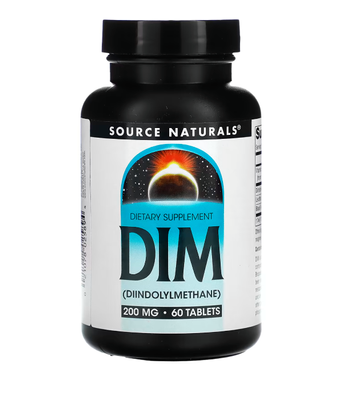 Source Naturals DIM (Диіндолілметан)200 mg, 60 таб SNS-02589 фото