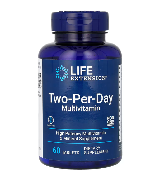 Life Extension Two-Per-Day Tablets Multivitamin, 60 таб. LEX-23166 фото