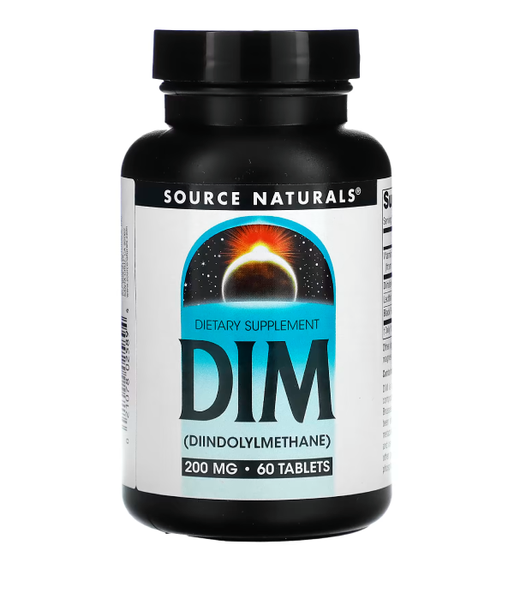 Source Naturals DIM (Дииндолилметан)200 mg, 60 таб SNS-02589 фото