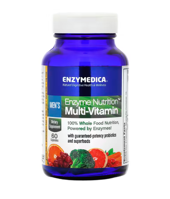 Enzymedica Enzyme Nutrition Multi-Vitamin Men's (Мультивітаміни для чоловіків), 60 капс. ENZ-14005 фото