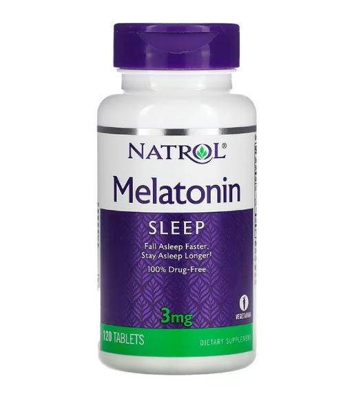 Natrol Melatonin (Мелатонин) 3 мг, 120 таб. NTL-00511 фото